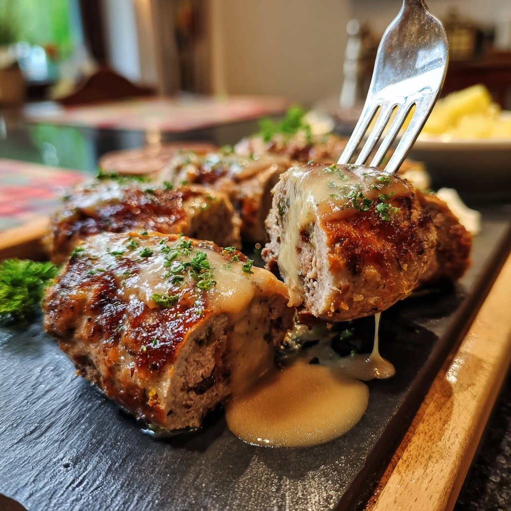 Hausmannskost Rinderrouladen mit Rahmsoße