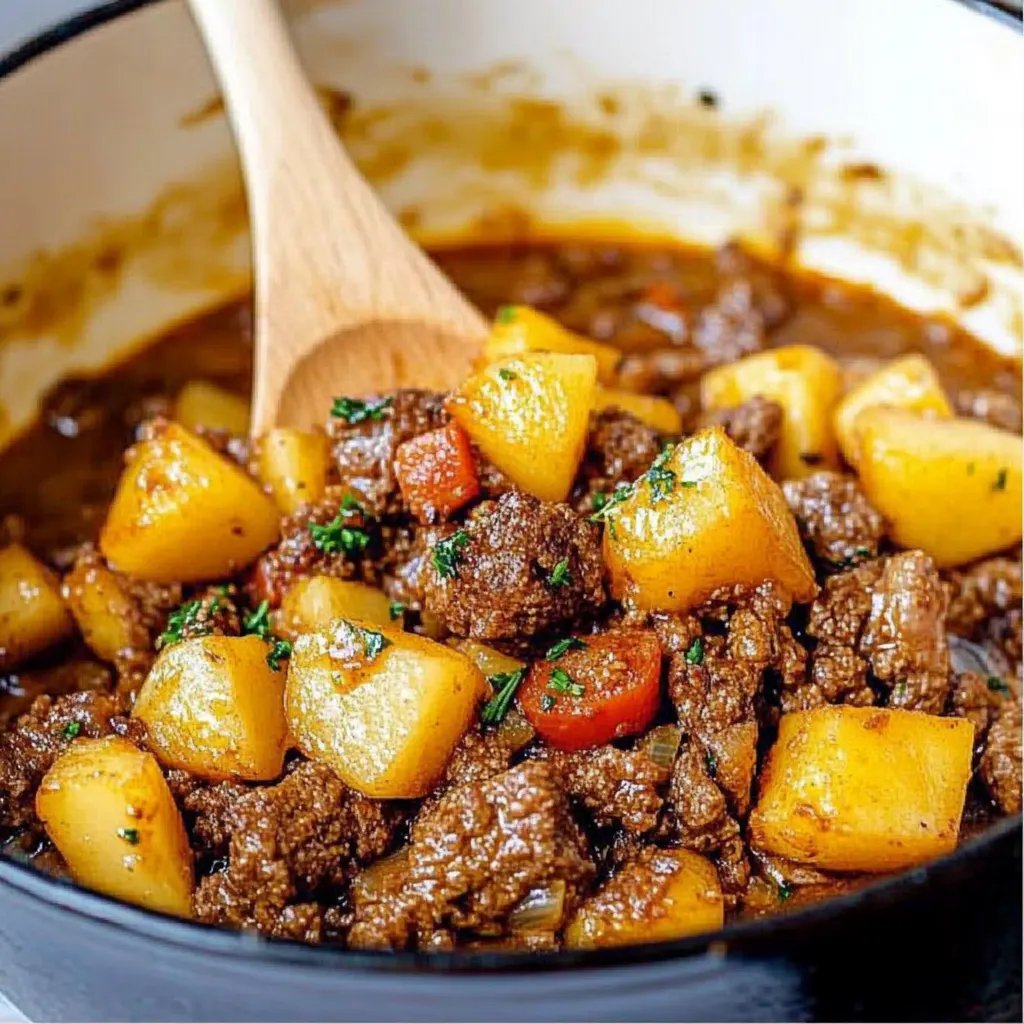 Kartoffelpfanne mit Hackfleisch