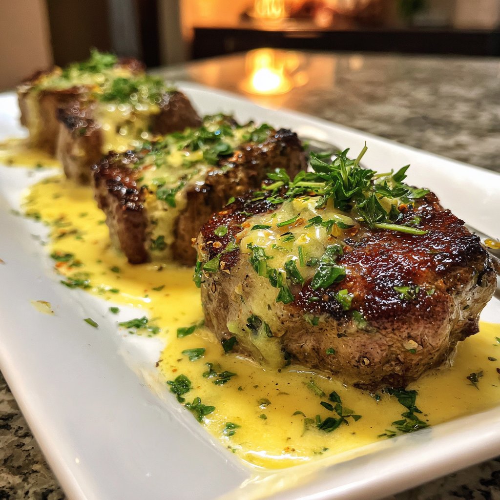 Kalbsmedaillons mit Zitronensauce