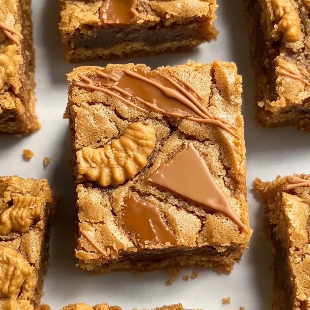 Biscoff Blondies