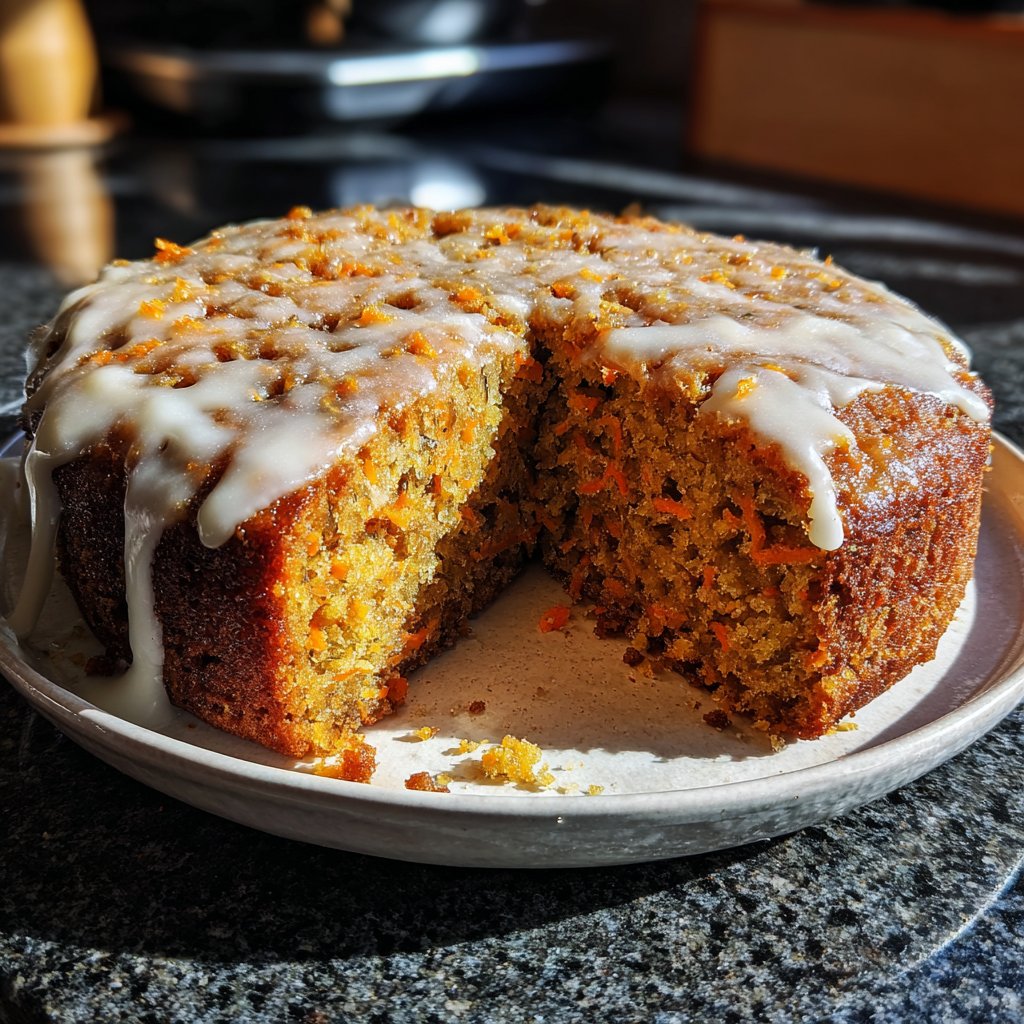 Gesunder Karottenkuchen ohne Zucker