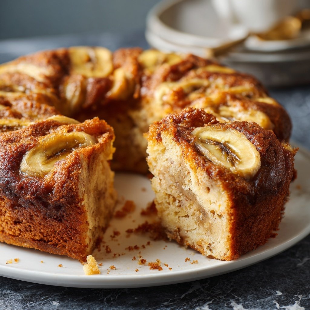 Bananenkuchen mit Öl