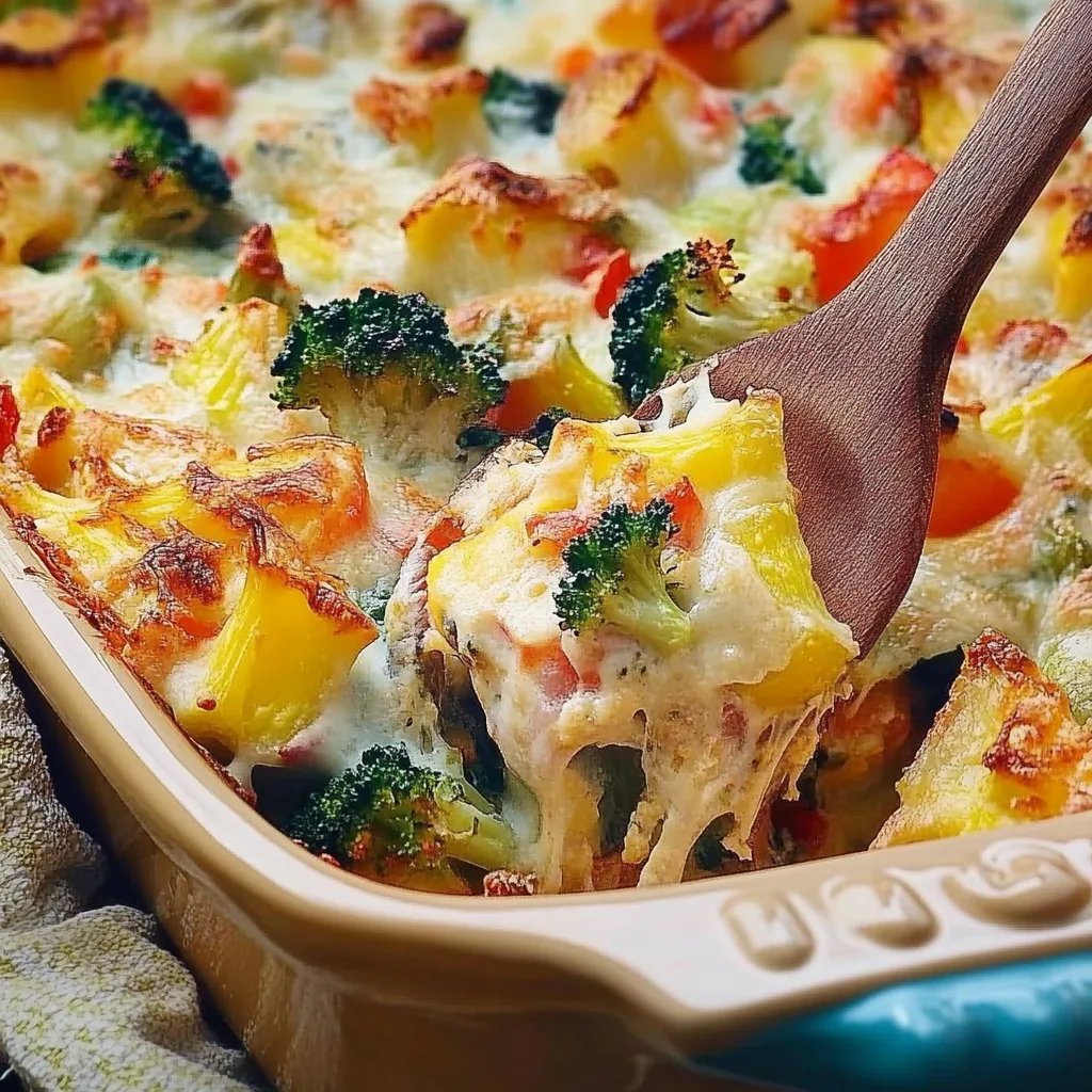 Bunter Gemüseauflauf