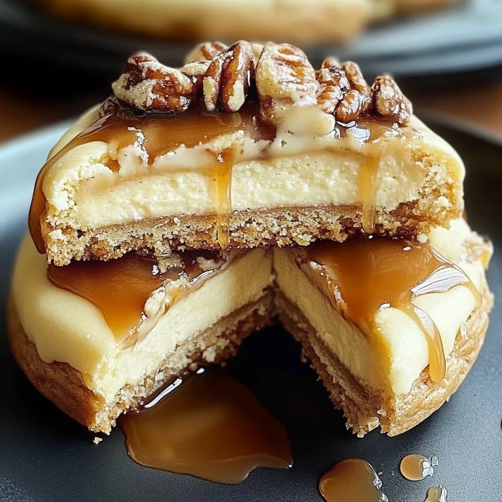 Karamell-Käsekuchen-Kekse