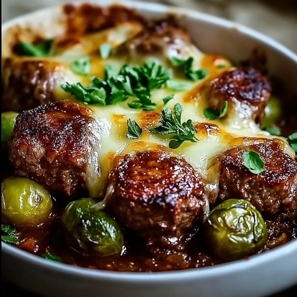 Rosenkohl Auflauf mit Hackfleisch