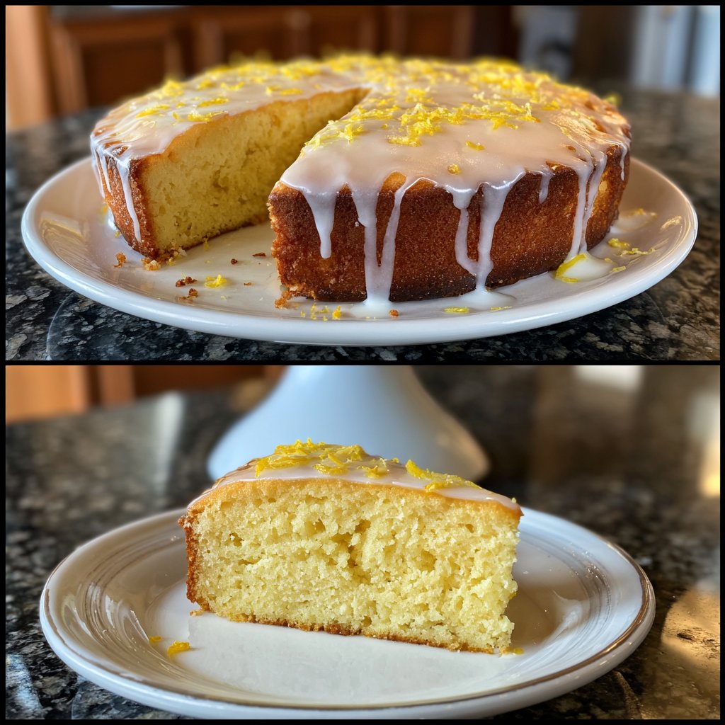 Klassischer Käsekuchen mit Zitronennote