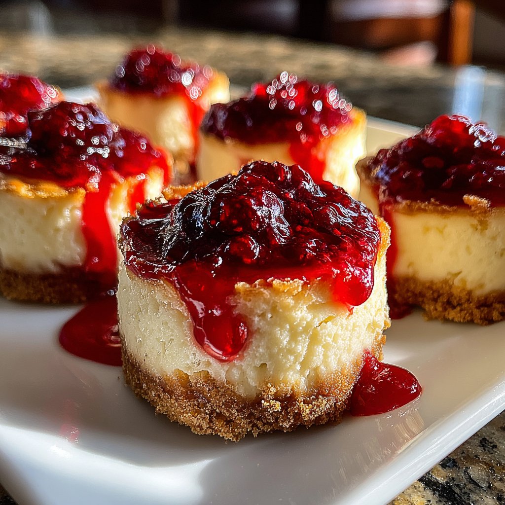 Mini-Cheesecakes mit Beeren