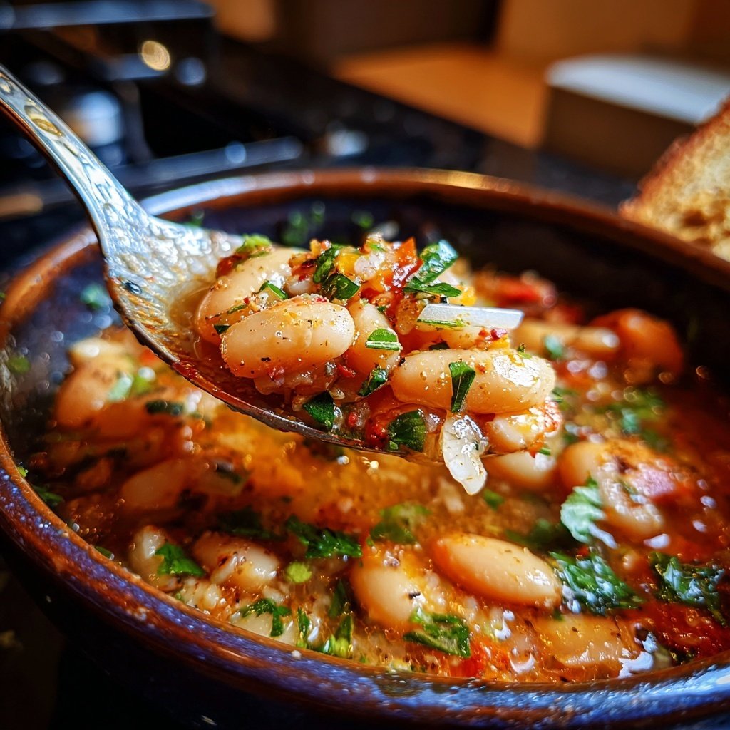 Serbischer Bohneneintopf