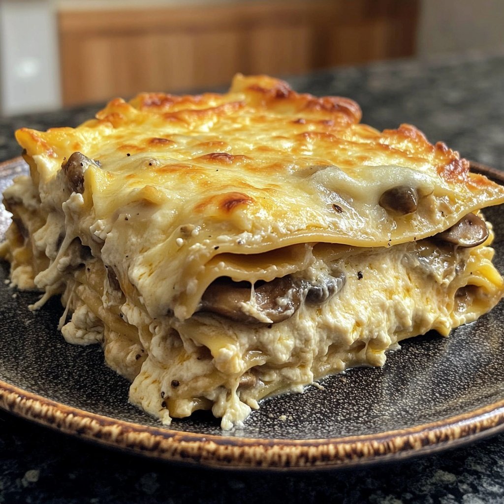 Lasagne mit Pilzen