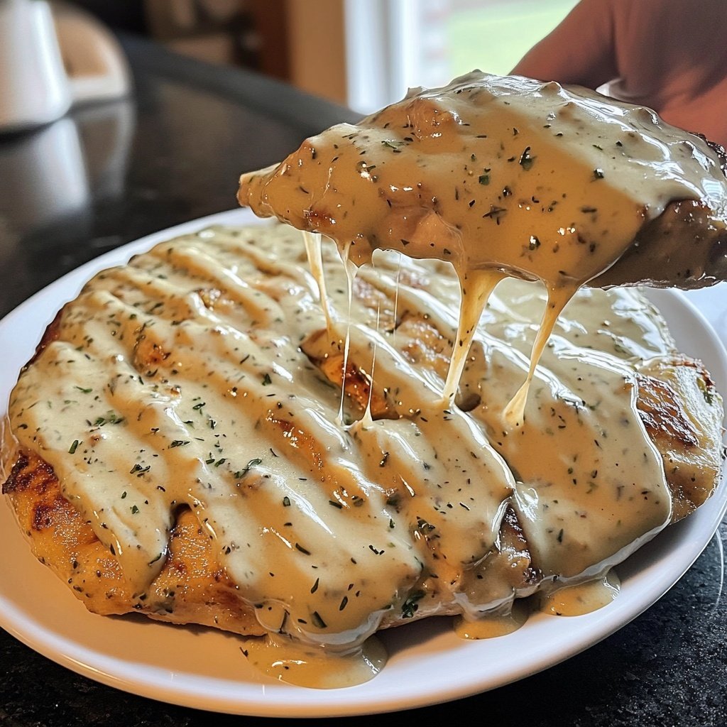 Hähnchenbrust in leichter Sahnesauce