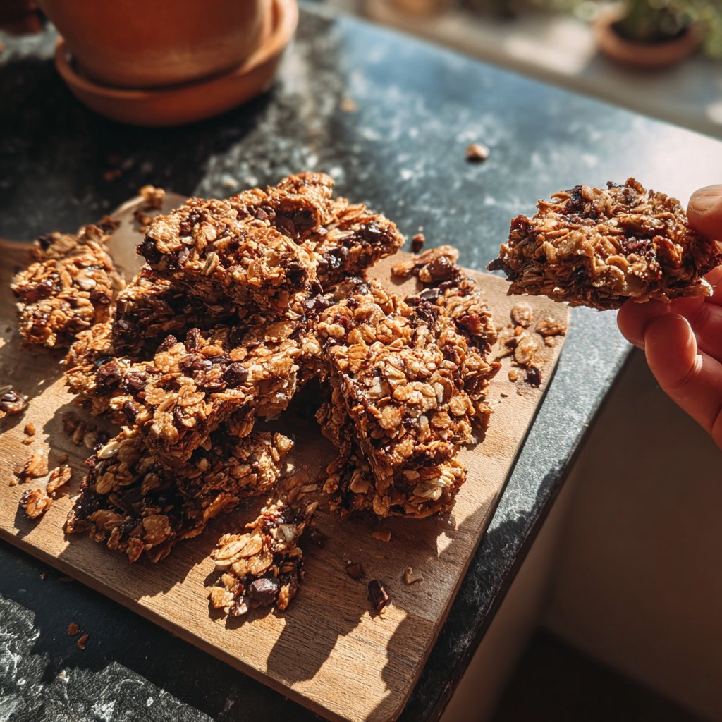 Zuckerfreie Snacks mit Hafer und Kakao