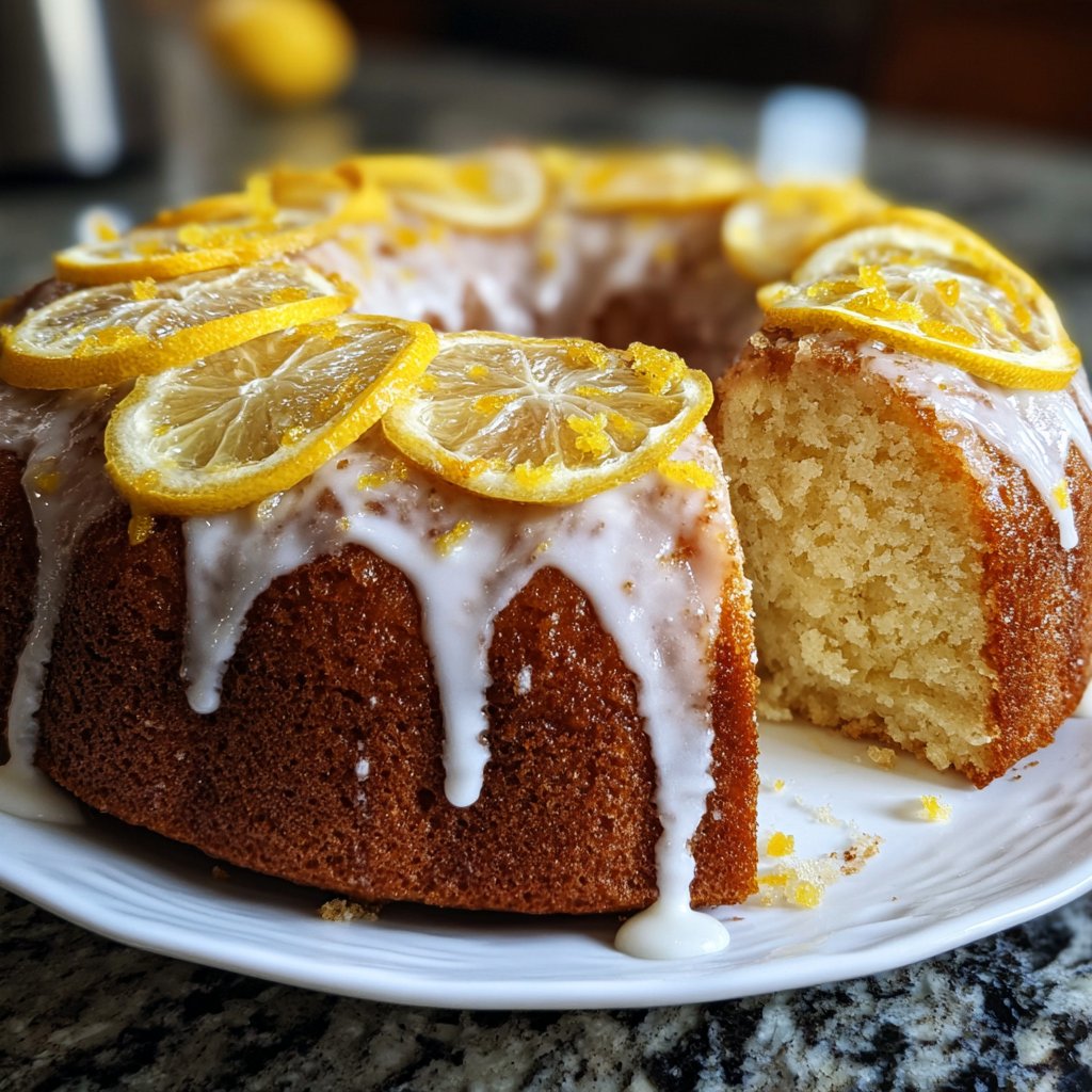 Zitronenkuchen ohne Haushaltszucker