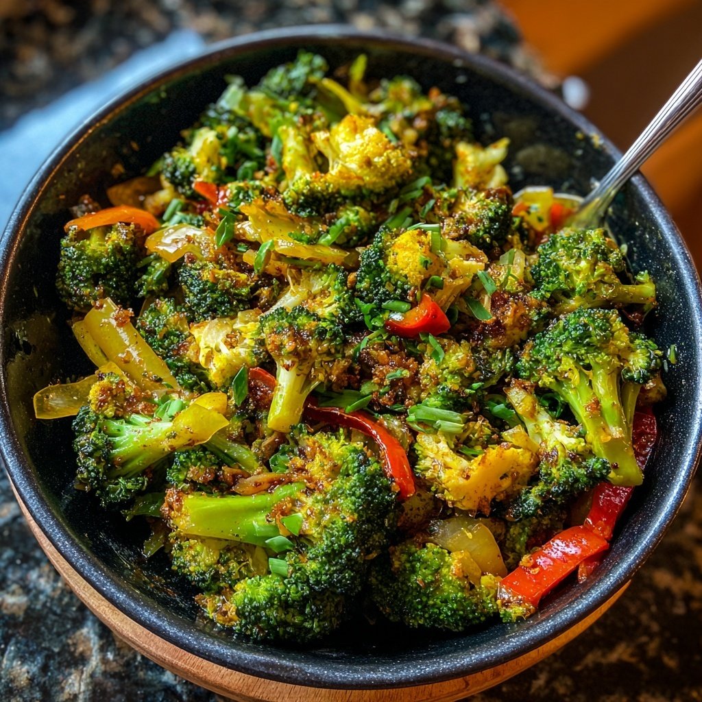 Brokkoli Pfanne Asiatisch