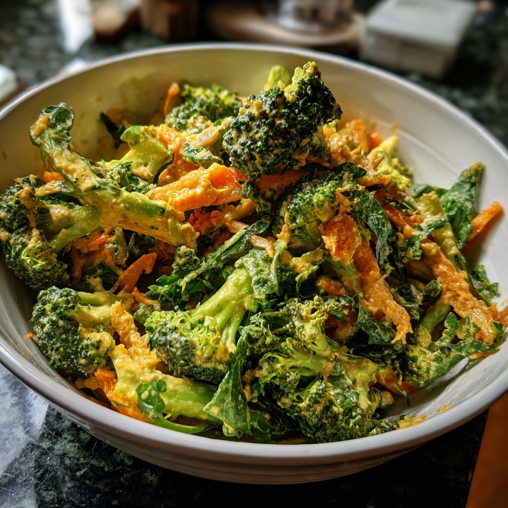 Brokkoli-Grünkohl-Salat